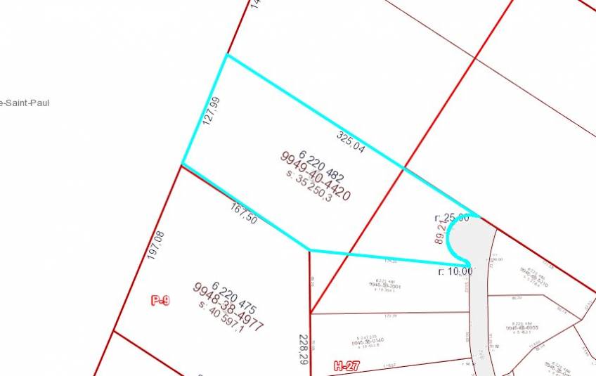4 - Terrain et terre à vendre, Petite-Rivière-Saint-François (Code - pr868, Charlevoix)
