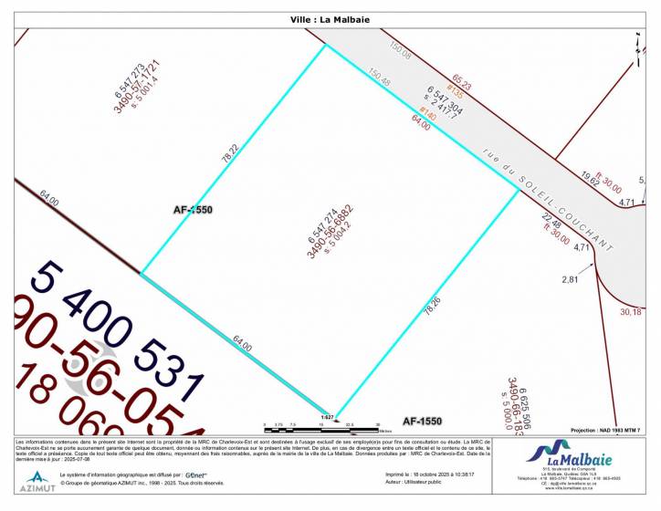 10 - Lot and land for sale, La Malbaie (Code - mb418, Charlevoix)