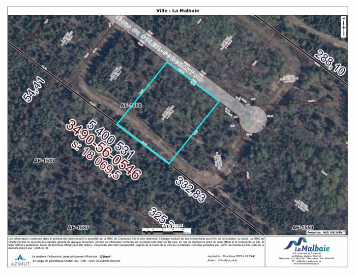 3 - Lot and land for sale, La Malbaie (Code - mb418, Charlevoix)