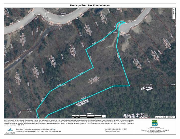 8 - Lot and land for sale, Les Éboulements (Code - eb334, Charlevoix)
