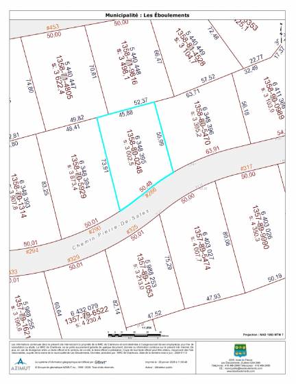 12 - Terrain et terre à vendre, Les Éboulements (Code - eb321, Charlevoix)