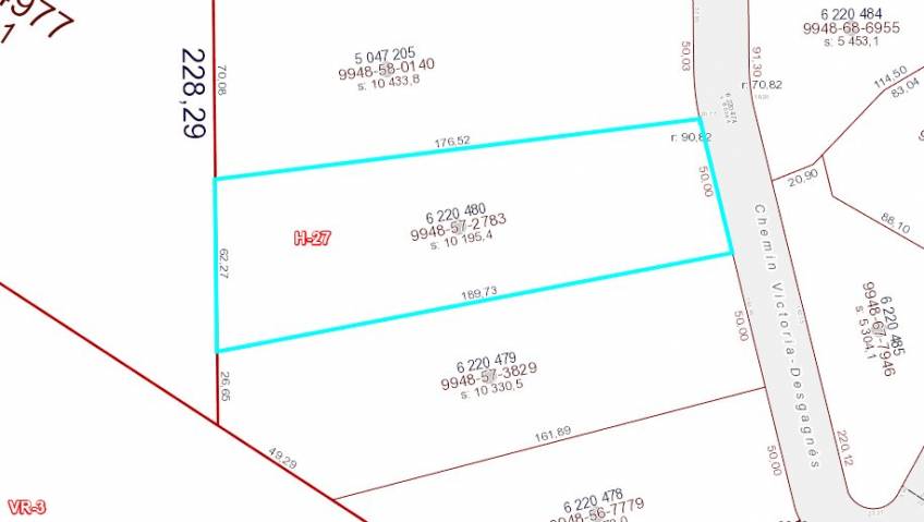 2 - Terrain et terre à vendre, Petite-Rivière-Saint-François (Code - pr872, Charlevoix)