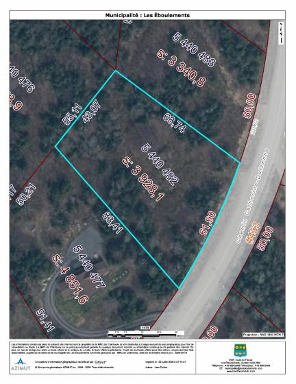 4 - Lot and land for sale, Les Éboulements (Code - eb325, Charlevoix)