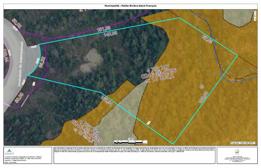 8 - Lot and land for sale, Petite-Rivière-Saint-François (Code - pr826, Charlevoix)