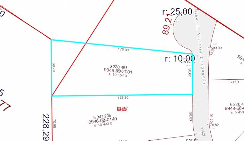 2 - Terrain et terre à vendre, Petite-Rivière-Saint-François (Code - pr876, Charlevoix)